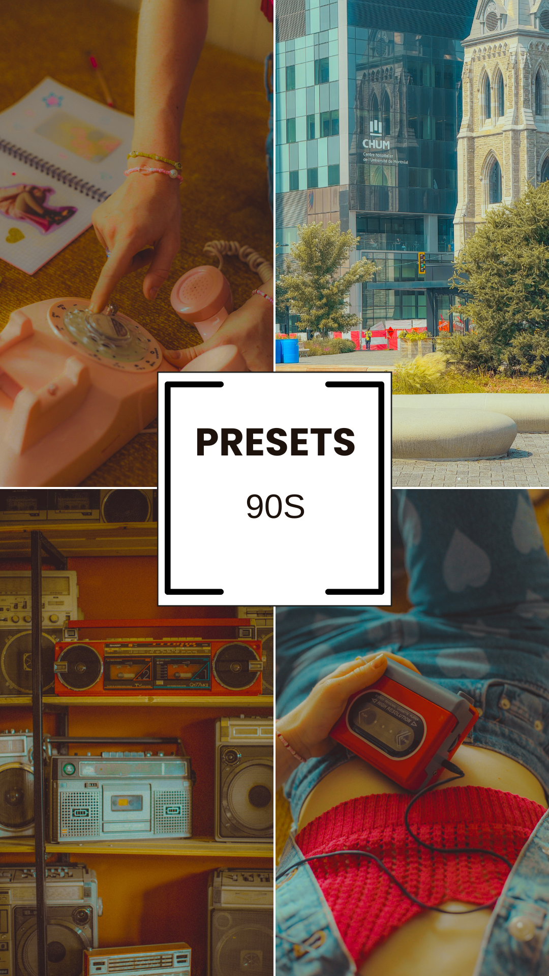 90s Lightroom Presets for Retro Style Photos – Mobile & Desktop
