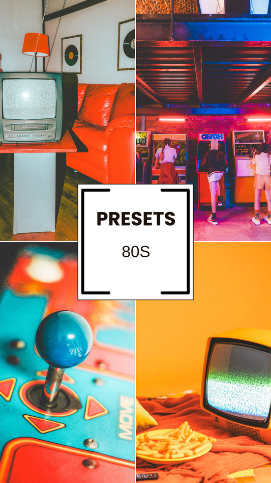 80s Lightroom Presets – Retro Aesthetic Filters for Photos