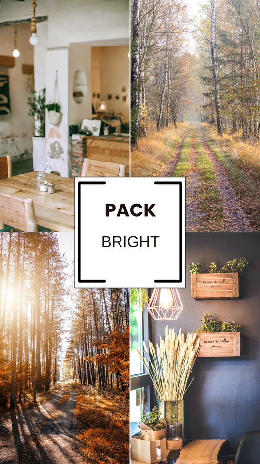 Bright & Airy Lightroom Presets – Natural Light Photo Editing Pack
